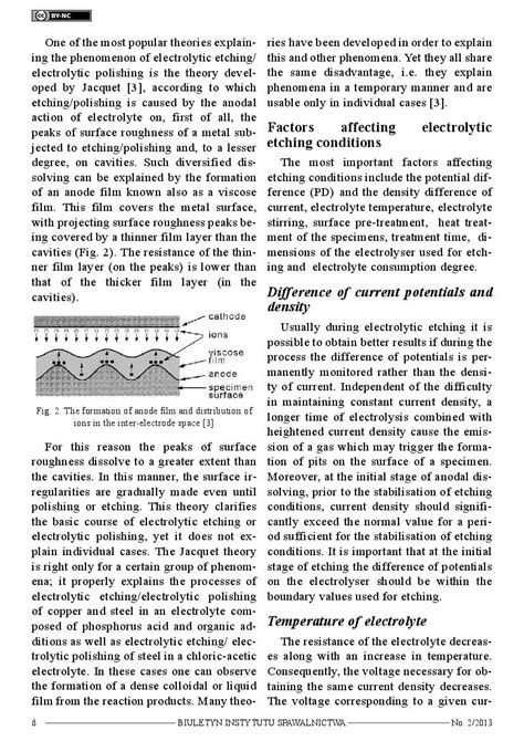 Electrolytic Etching In Welding Metallography Institute Of Welding