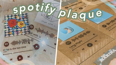 Diy Spotify Plaqueglass Art 🎶 Youtube