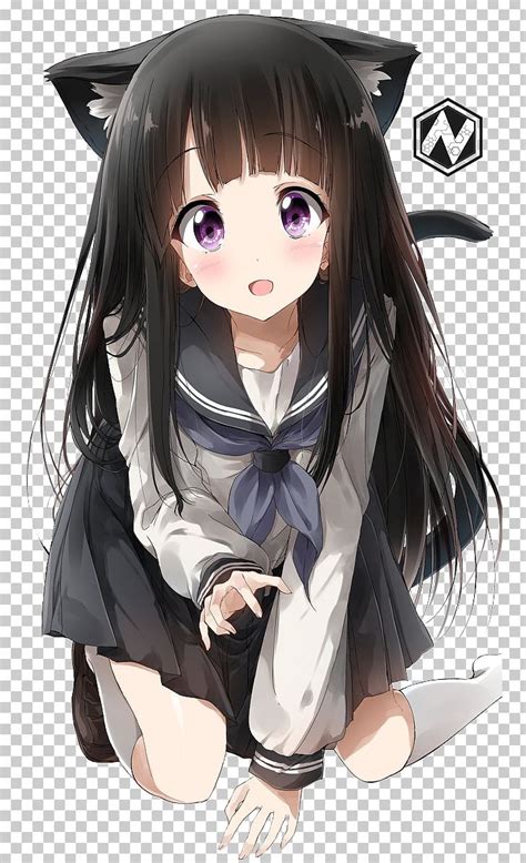 Hyouka Eru Chitanda Hōtarō Oreki Anime Classic Literature Club Png Clipart Anime Black Hair