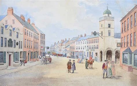 High Street Belfast Circa 1810 By Joseph William Carey Rua