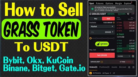 How To Sell Grass Token To USDT How To Convert Grass Token To USDT