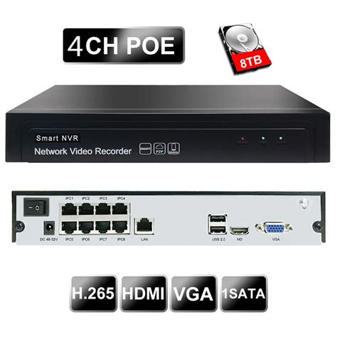 Onvif Nvr Compatible Con C Mara Ip De Canales Grabadora De Red H