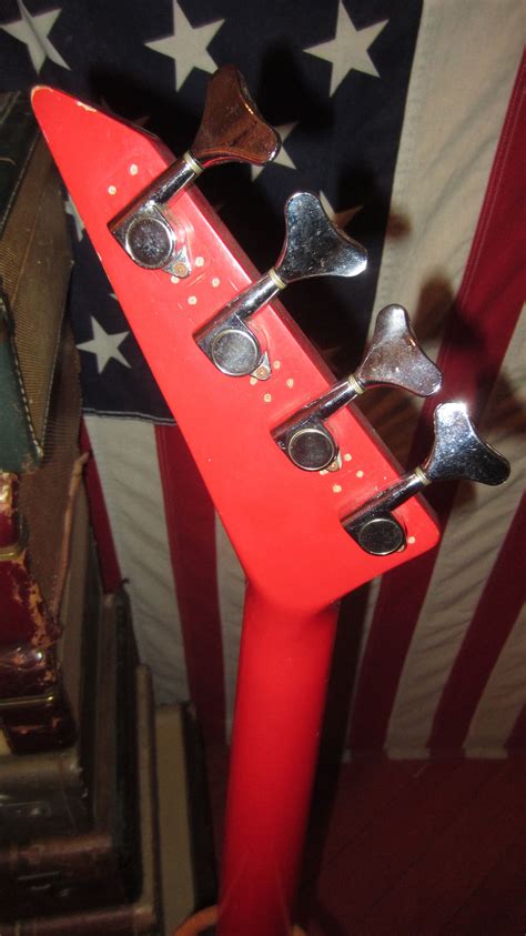 1981 Cmi Electric Bass Red Guitars Bass Rivington Guitars