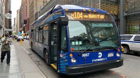 Mta Bus Onboard Nova Lfs Hev On The M From West Harlem To