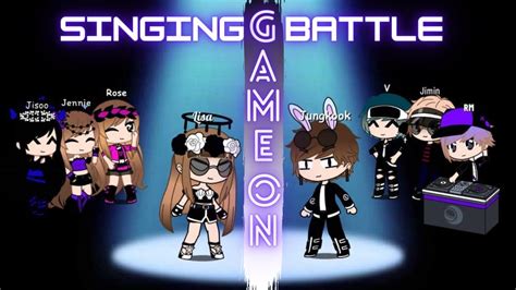 ~singing Battle~ Blackpink Vs Bts {gacha Club} Youtube