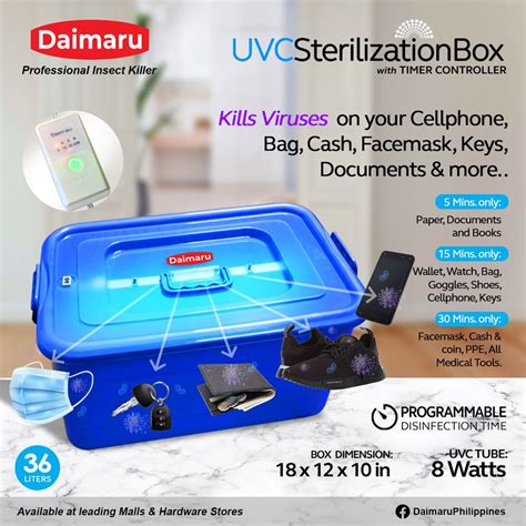 Daimaru UVC Sterilization Box With Timer Control Disinfection Box