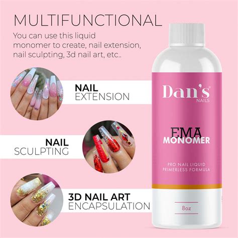 Ema Professional Nail Liquid Monomer Shop The Best Acrylic Liquid For