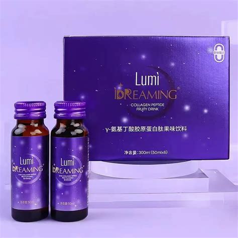 51特惠】lumi梦胶原源鱼胶原蛋白y 氨基丁酸小分子肽口服液6瓶 虎窝淘