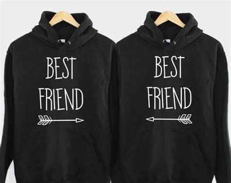 Meilleur Ami Hoodie Best Friend Hoodies Matching Best Friend Etsy In