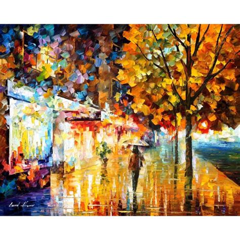 City Movement - Palette Knife Oil Painting On Canvas By Leonid Afremov ...