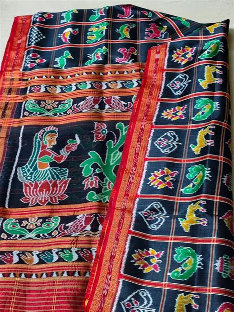 Odisha Handloom Ikkat Nabakothi Khandua Silk Saree 6 5m At Rs 9800 In