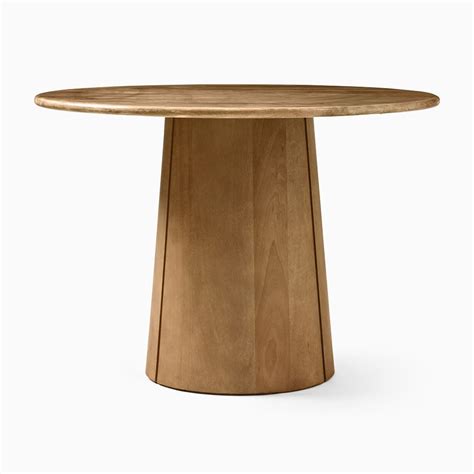 Anton Round Pedestal Dining Table 44 60 West Elm Modern Contemporary Dining Modern Table