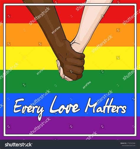 Lgbtq Gay Pride Banner Text Every Stock Vector Royalty Free
