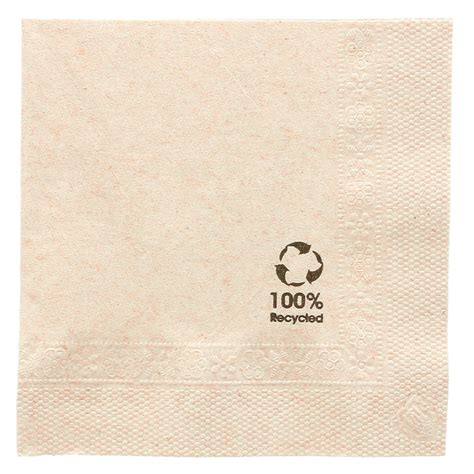 Compra Servilletas Ecolabel 2 Capas 18 G M2 25X25 Cm Natural Tissue