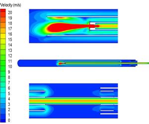 CFD Flow Analysis On Mixing Tube