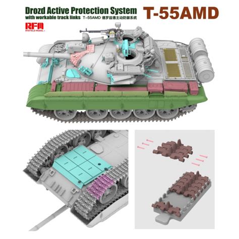 Rye Field Model RM 5091 1 35 T 55AMD Drozd Active Protection System