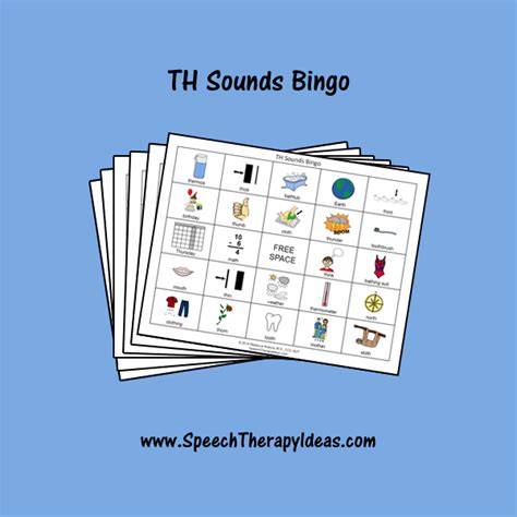 TH Sounds Bingo - BINGO! Here's a fun game to use with your students to ...