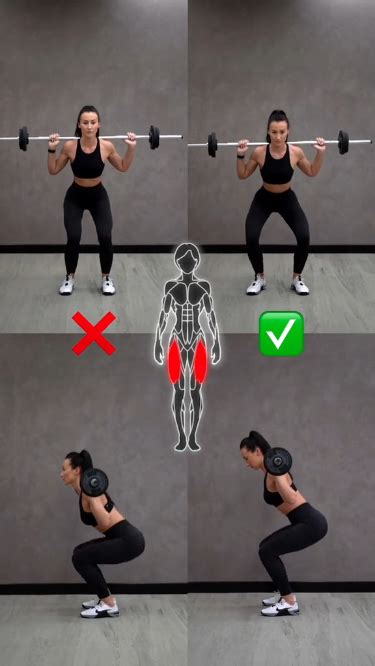 Barbell squat form – Artofit