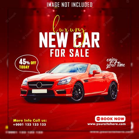 Premium Psd New Car Sale Social Media Post And Instagram Banner Template