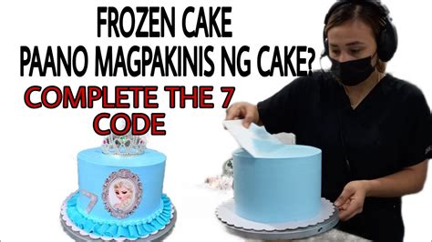 Frozen Cake Paano Magpakinis Ng Cake New Trend Cake Complete The