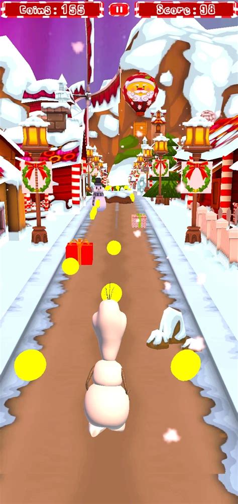 santa runner (android) by zeklat games