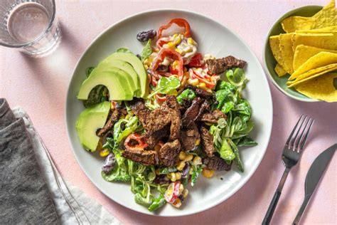 Salade Mexicaine Au Boeuf Marin Recette Hellofresh