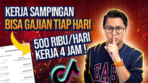 Kerja Sampingan Bisa Tarik Gajian 500 Ribu Per Hari Kerja 4 Jam Tiap