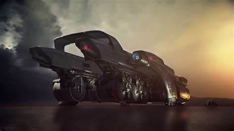 Digital Art Vehicle Artwork Star Citizen Misc Starfarer Spaceship