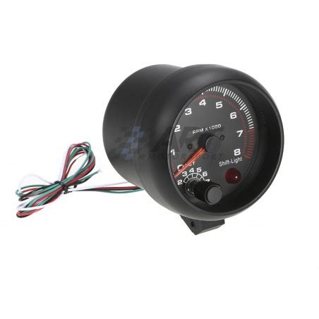 Reloj Tac Metro Cuenta Revoluciones Para Coche Con Led Y Aviso De C