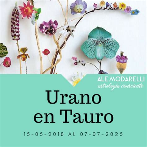 Urano Ingresa A Tauro Ale Modarelli