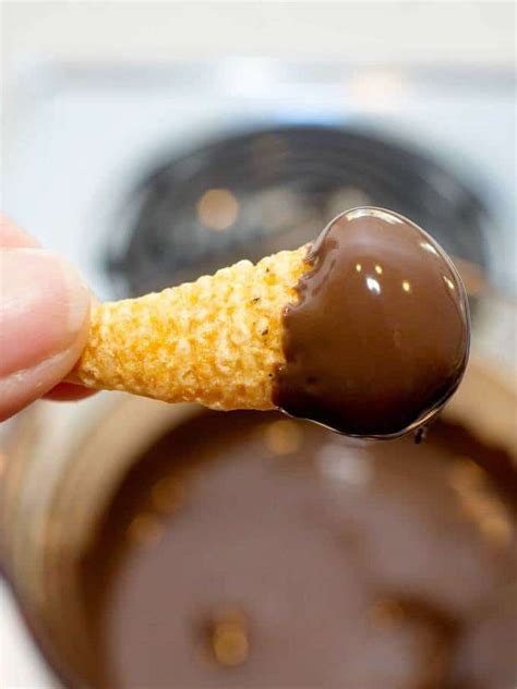 Chocolate Dipped Peanut Butter Bugles The Pudge Factor