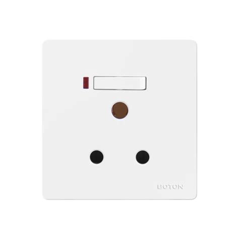 Electrical 15a Three Round Wall Switched Socket South Africa Electronics Socket Outlet Wall