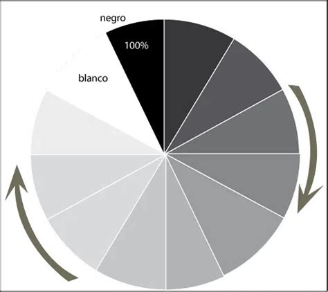 Escalas Acrom Ticas Colores Acromaticos Circulo Cromatico L Nea De
