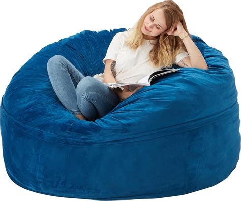 Amazon Homguava Bean Bag Chair 6 Bean Bags With Memory Foam