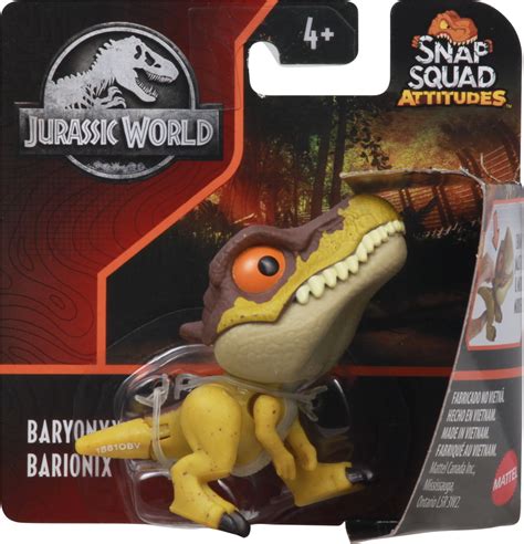 Jurassic World Snap Squad Attitudes Tyrannosaurus Rex Figure Walmart