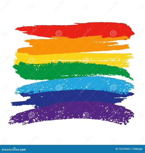 Lgbt Concept Flag Pride Rainbow Lgbt Lesbian Stock Illustration