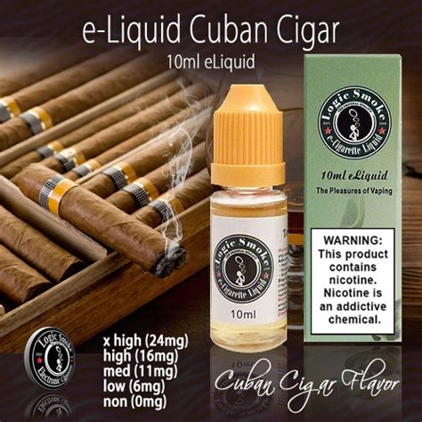 Logicsmoke 10ml Cuban Cigar Vape Juice Rich And Authentic Flavor
