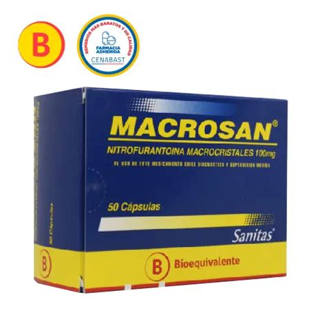 Macrosan 100 mg x 50 cápsulas Cenabast EcoFarmacias