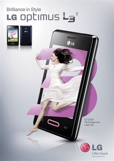 LG Optimus L Series Print Ad On Behance