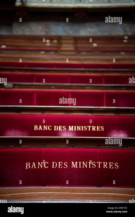 Paris, France. 03rd June, 2023. (French national Assembly is empty ...