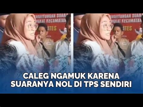 Viral Caleg Ngamuk Karena Suaranya Nol Di Tps Sendiri Ayunda Ratna