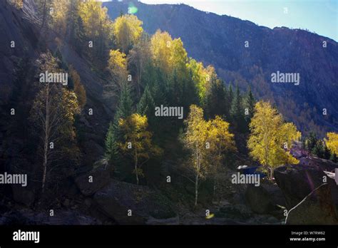 Landscape Of Keketuohai National Geological Park In Altay Prefecture