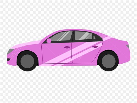 Purple Car White Transparent, Cartoon Purple Car Illustration, Purple ...