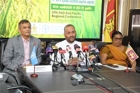 Ministry Of Agriculture Sri Lanka Sri Lanka To Host Th Session Of