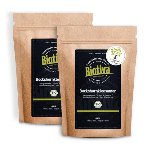 Biotiva Bockshornkleesamen Ganz Bio 500 G Shop Apotheke