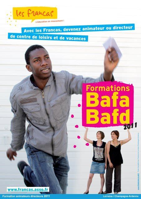 Brochure Des Formations Bafa Bafd Fiche D Inscription