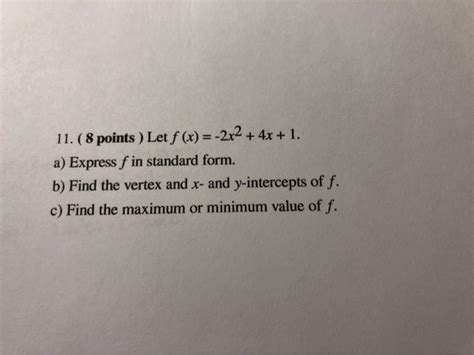 Solved Points Let F X X X A Express Chegg