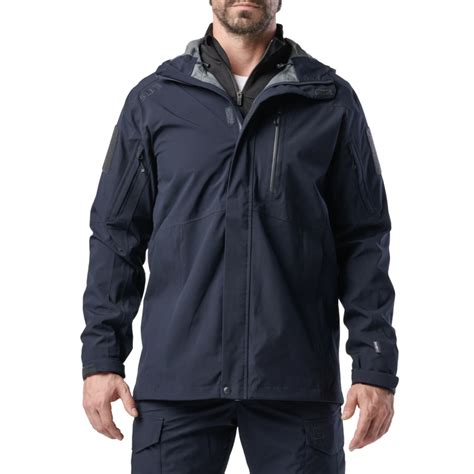 511 Tactical Force Rainshell Jacket Dark Navy Belgear