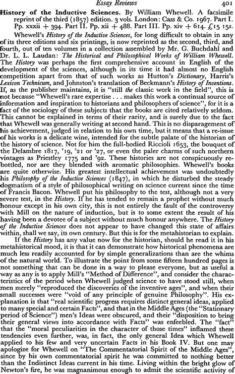 William Whewell And The History And Philosophy Of Science The British