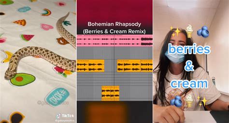 TikTok Trend Explained Berries And Cream Remix